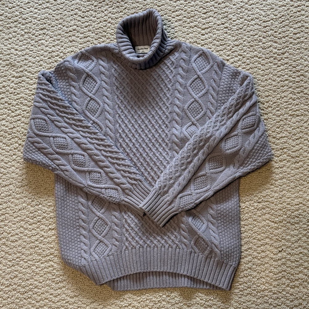 Aritzia Cable-knit Turtleneck